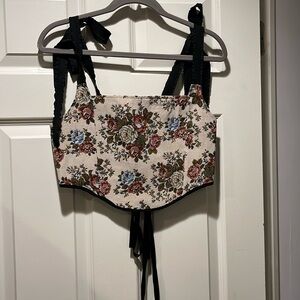NWOT Corset style top